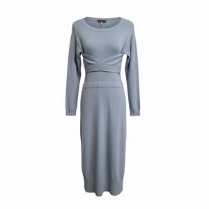 Altuzarra Aisa Cashmere midi dress Open Back wrap Knit Dress S $1295